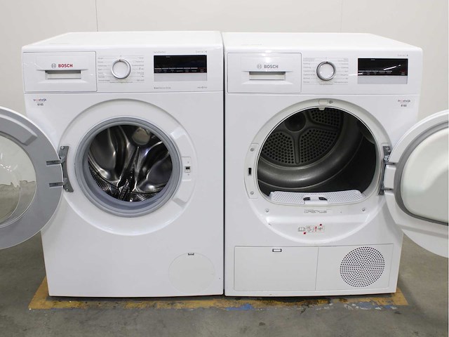Bosch serie|4 varioperfect ecosilence drive wasmachine & bosch serie|4 wasdroger - afbeelding 2 van  8
