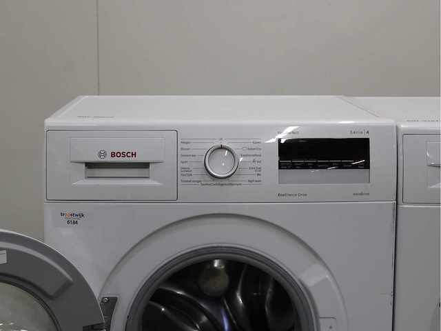 Bosch serie|4 varioperfect ecosilence drive wasmachine & bosch serie|4 wasdroger - afbeelding 3 van  8