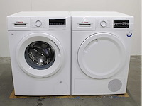 Bosch serie|4 varioperfect ecosilence drive wasmachine & bosch serie|6 selfcleaning condenser wasdroger