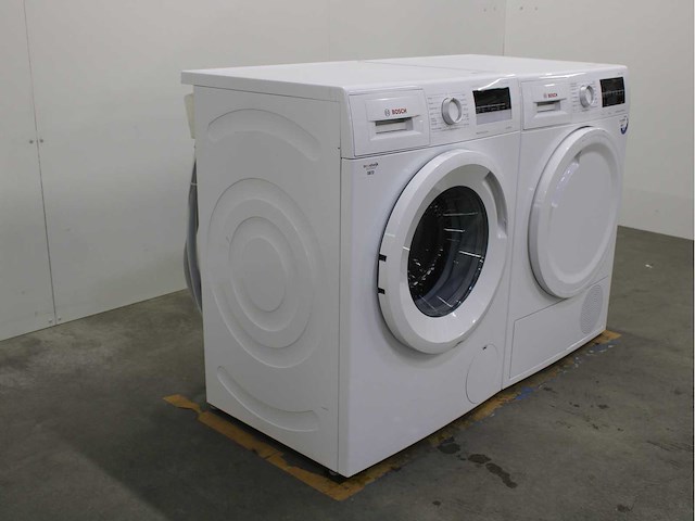 Bosch serie|4 varioperfect ecosilence drive wasmachine & bosch serie|6 selfcleaning condenser wasdroger - afbeelding 4 van  6