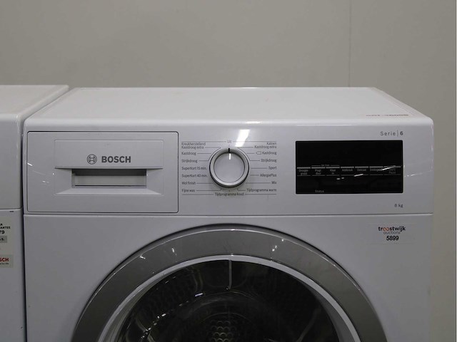 Bosch serie|4 varioperfect ecosilence drive wasmachine & bosch serie|6 wasdroger - afbeelding 6 van  8