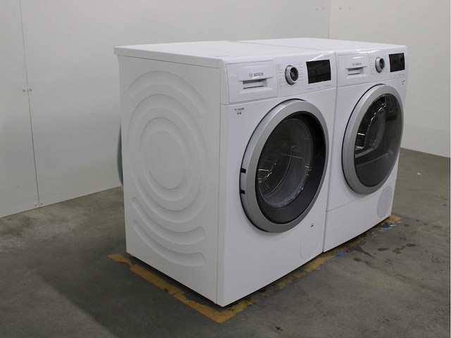 Bosch serie|6 aquastop ecosilence drive wasmachine & bosch serie|6 selfcleaning condenser wasdroger - afbeelding 4 van  8