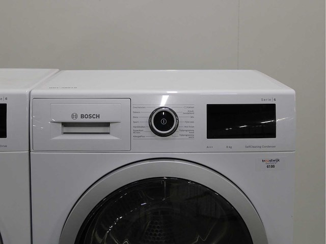 Bosch serie|6 aquastop ecosilence drive wasmachine & bosch serie|6 selfcleaning condenser wasdroger - afbeelding 6 van  8