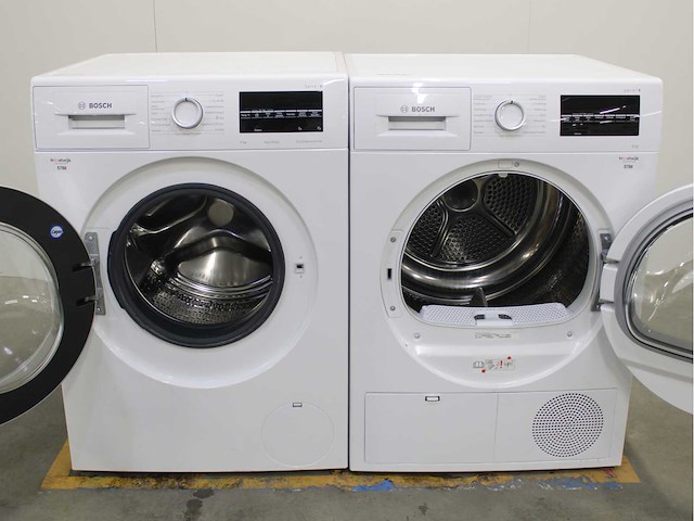 Bosch serie|6 aquastop ecosilence drive wasmachine & bosch serie|6 wasdroger - afbeelding 2 van  8