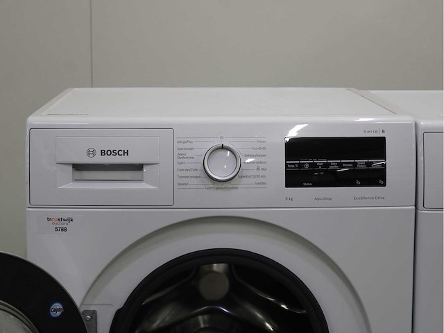 Bosch serie|6 aquastop ecosilence drive wasmachine & bosch serie|6 wasdroger - afbeelding 3 van  8
