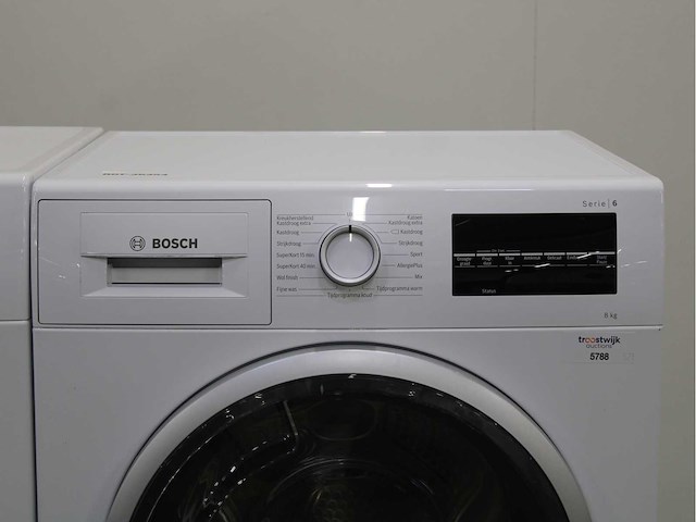 Bosch serie|6 aquastop ecosilence drive wasmachine & bosch serie|6 wasdroger - afbeelding 6 van  8