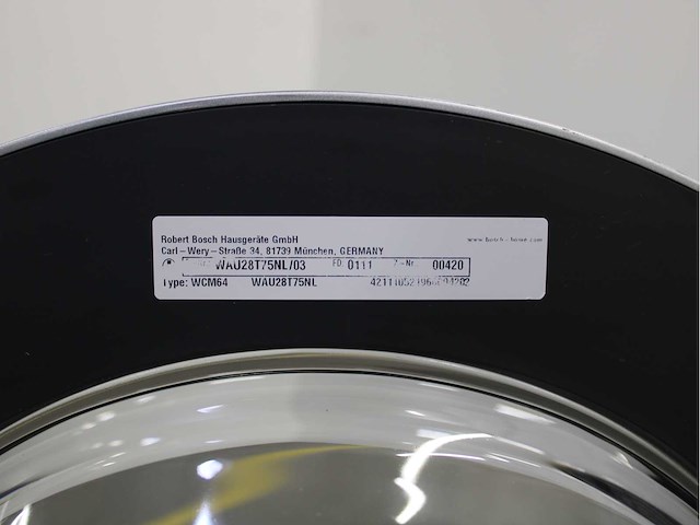 Bosch serie|6 aquastop ecosilence drive wasmachine & bosch serie|6 wasdroger - afbeelding 5 van  8