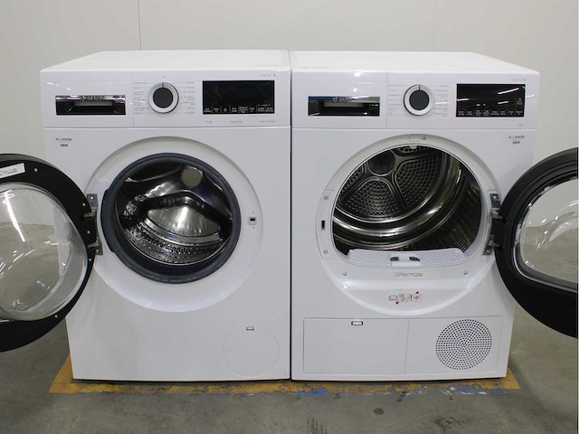 Bosch serie|6 aquastop wasmachine & bosch serie|6 wasdroger - afbeelding 2 van  8