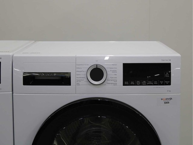 Bosch serie|6 aquastop wasmachine & bosch serie|6 wasdroger - afbeelding 6 van  8
