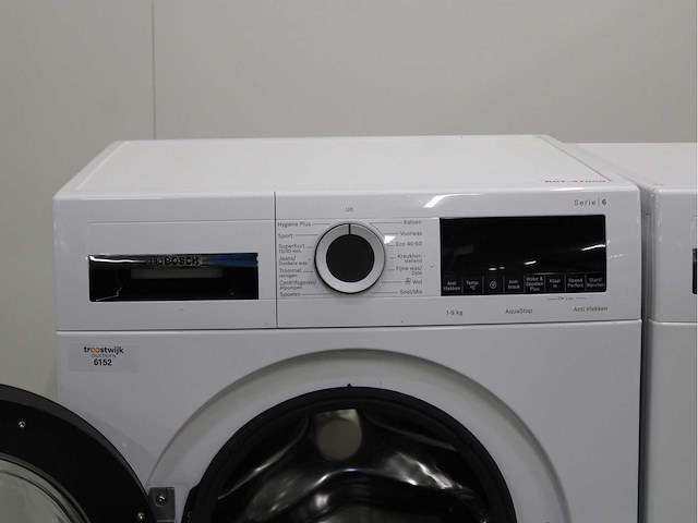 Bosch serie|6 aquastop wasmachine & bosch serie|6 wasdroger - afbeelding 3 van  7
