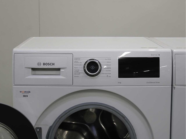 Bosch serie|6 ecosilence drive wasmachine & bosch serie|6 exclusiv wasdroger - afbeelding 3 van  8