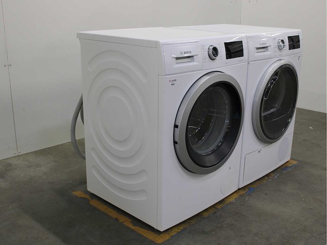 Bosch serie|6 ecosilence drive wasmachine & bosch serie|6 exclusiv wasdroger - afbeelding 4 van  8