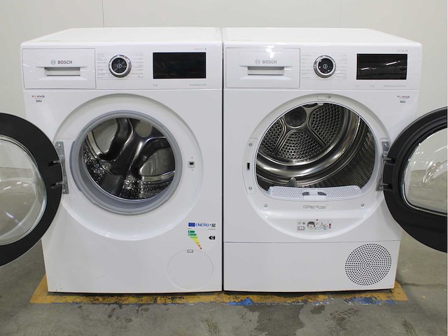 Bosch serie|6 ecosilence drive wasmachine & bosch serie|6 selfcleaning condenser wasdroger - afbeelding 2 van  8