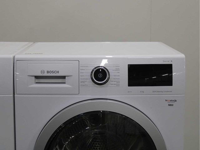 Bosch serie|6 ecosilence drive wasmachine & bosch serie|6 selfcleaning condenser wasdroger - afbeelding 6 van  8