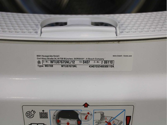 Bosch serie|6 ecosilence drive wasmachine & bosch serie|6 selfcleaning condenser wasdroger - afbeelding 8 van  8