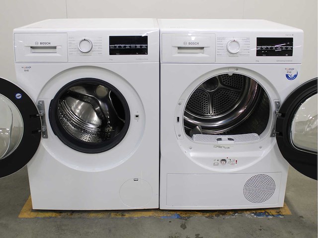 Bosch serie|6 ecosilence drive wasmachine & bosch serie|6 selfcleaning condenser wasdroger - afbeelding 2 van  8