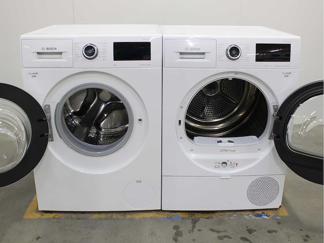 Bosch serie|6 ecosilence drive wasmachine & bosch serie|6 selfcleaning condenser wasdroger - afbeelding 2 van  8