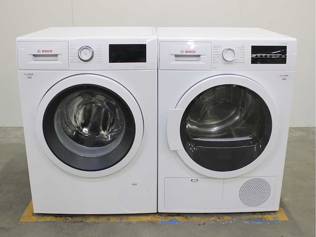 Bosch serie|6 ecosilence drive wasmachine & bosch serie|6 wasdroger - afbeelding 1 van  8