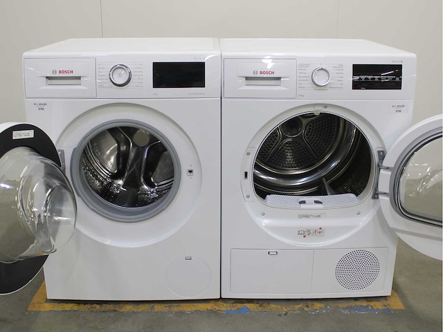 Bosch serie|6 ecosilence drive wasmachine & bosch serie|6 wasdroger - afbeelding 2 van  8