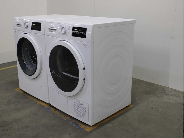 Bosch serie|6 ecosilence drive wasmachine & bosch serie|6 wasdroger - afbeelding 7 van  8