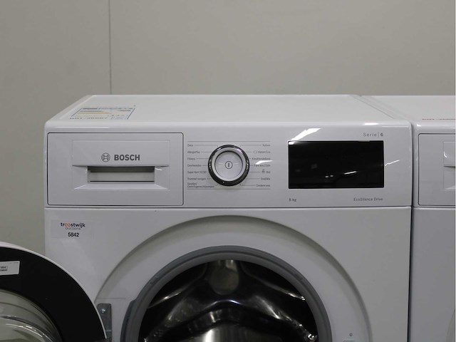 Bosch serie|6 ecosilence drive wasmachine & bosch serie|6 wasdroger - afbeelding 3 van  8
