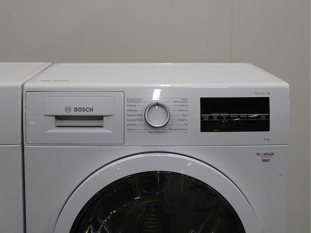 Bosch serie|6 ecosilence drive wasmachine & bosch serie|6 wasdroger - afbeelding 6 van  8