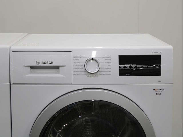 Bosch serie|6 ecosilence drive wasmachine & bosch serie|6 wasdroger - afbeelding 5 van  7