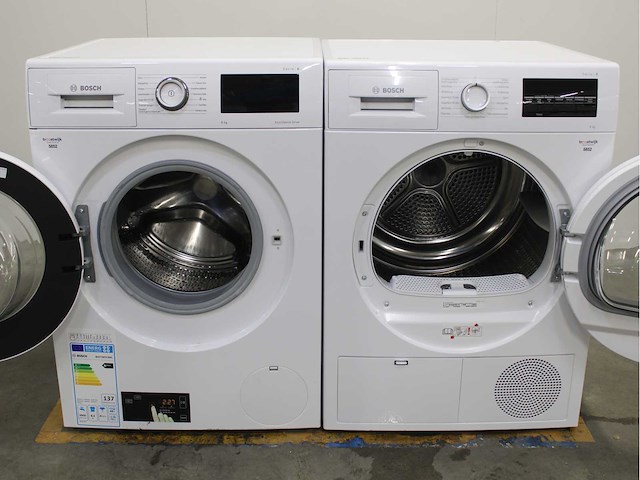 Bosch serie|6 ecosilence drive wasmachine & bosch serie|6 wasdroger - afbeelding 2 van  8