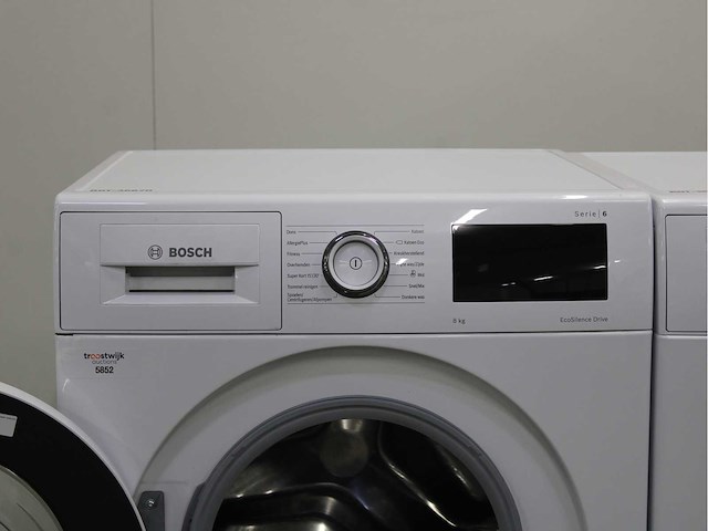 Bosch serie|6 ecosilence drive wasmachine & bosch serie|6 wasdroger - afbeelding 3 van  8