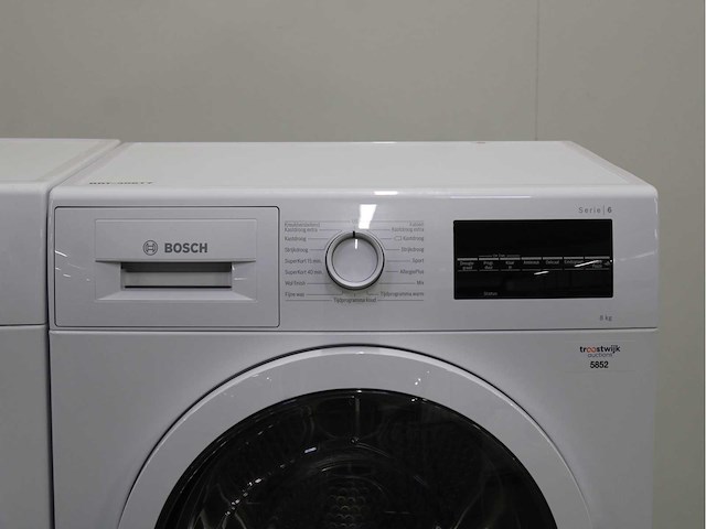 Bosch serie|6 ecosilence drive wasmachine & bosch serie|6 wasdroger - afbeelding 6 van  8