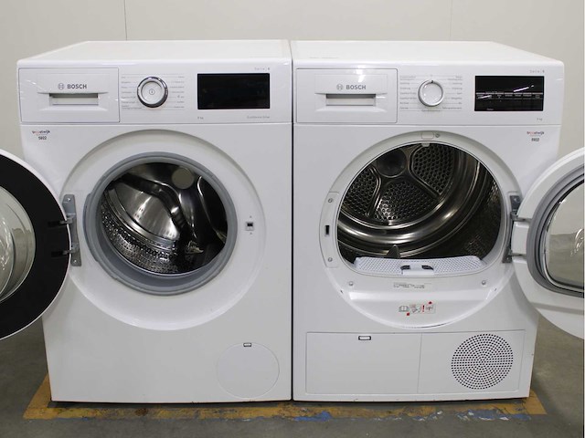 Bosch serie|6 ecosilence drive wasmachine & bosch serie|6 wasdroger - afbeelding 2 van  8