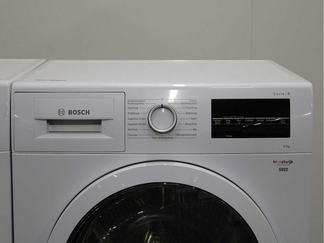 Bosch serie|6 ecosilence drive wasmachine & bosch serie|6 wasdroger - afbeelding 6 van  8