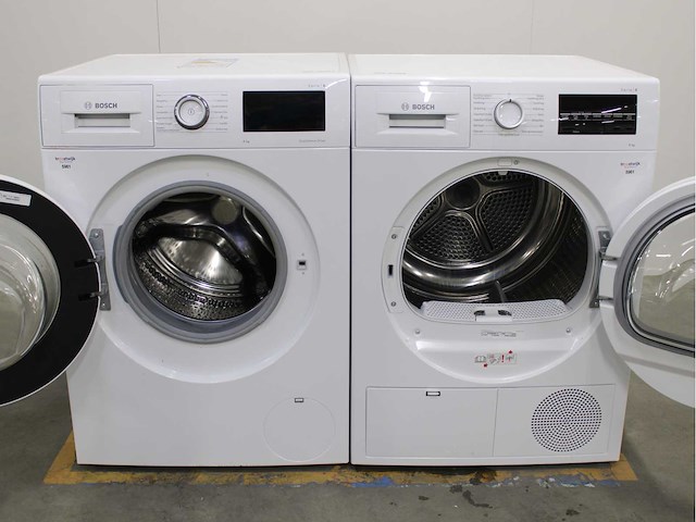 Bosch serie|6 ecosilence drive wasmachine & bosch serie|6 wasdroger - afbeelding 2 van  8
