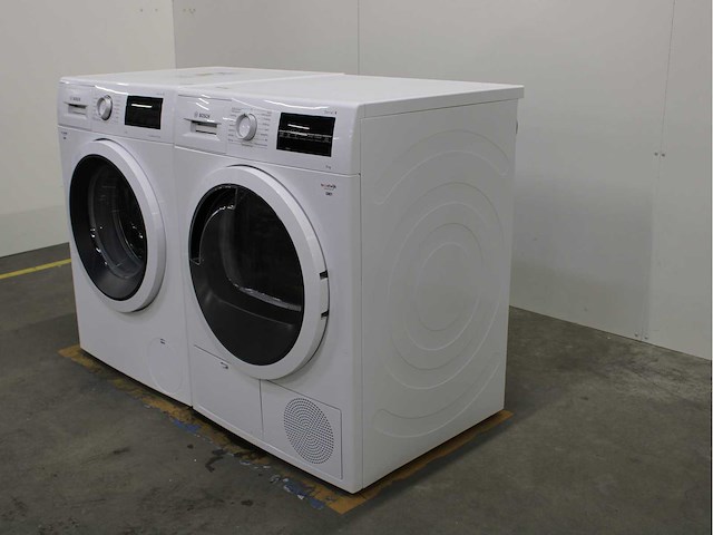 Bosch serie|6 ecosilence drive wasmachine & bosch serie|6 wasdroger - afbeelding 7 van  8