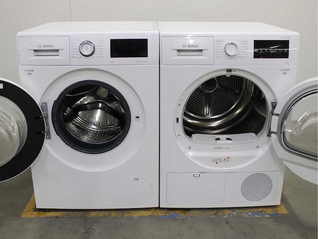 Bosch serie|6 ecosilence drive wasmachine & bosch serie|6 wasdroger - afbeelding 2 van  8