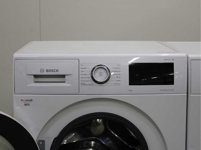 Bosch serie|6 ecosilence drive wasmachine & bosch serie|6 wasdroger - afbeelding 3 van  8