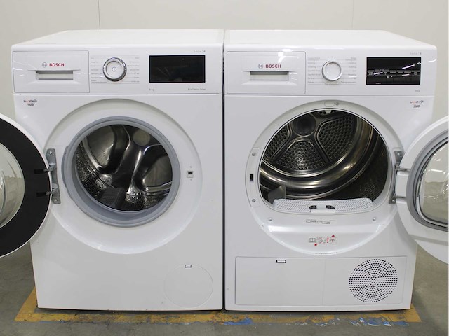 Bosch serie|6 ecosilence drive wasmachine & bosch serie|6 wasdroger - afbeelding 2 van  8