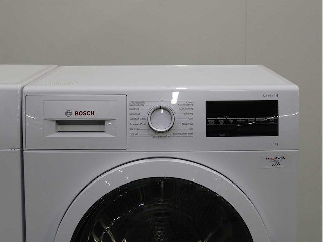 Bosch serie|6 ecosilence drive wasmachine & bosch serie|6 wasdroger - afbeelding 6 van  8