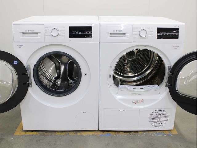 Bosch serie|6 ecosilence drive wasmachine & bosch serie|6 wasdroger - afbeelding 2 van  8