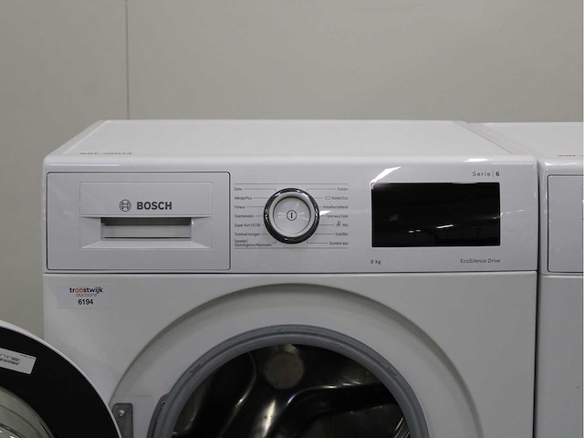 Bosch serie|6 ecosilence drive wasmachine & bosch serie|6 wasdroger - afbeelding 3 van  8