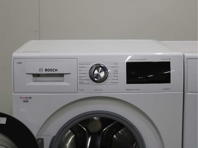 Bosch serie|6 i-dos ecosilence drive exclusiv wasmachine & bosch serie|4 exclusiv wasdroger - afbeelding 3 van  8