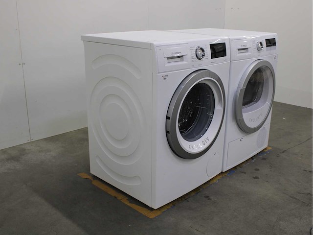 Bosch serie|6 i-dos ecosilence drive exclusiv wasmachine & bosch serie|4 exclusiv wasdroger - afbeelding 4 van  8