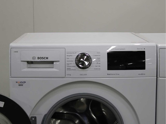 Bosch serie|6 i-dos ecosilence drive exclusiv wasmachine & bosch serie|4 exclusiv wasdroger - afbeelding 3 van  8