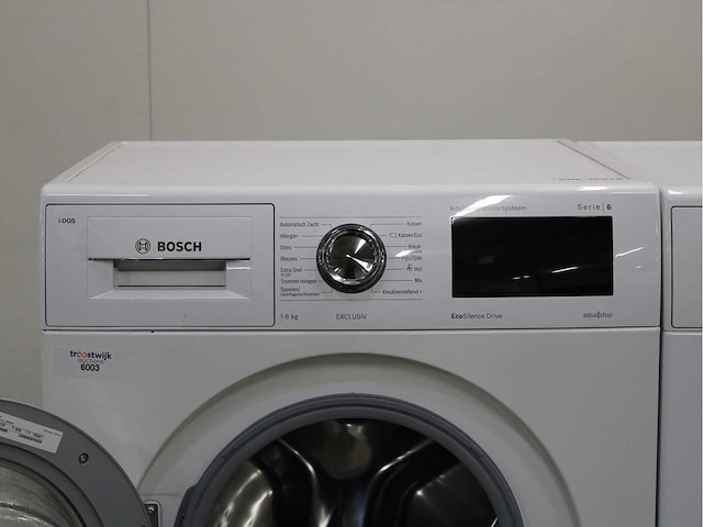 Bosch serie|6 i-dos ecosilence drive exclusiv wasmachine & bosch serie|4 exclusiv wasdroger - afbeelding 3 van  8