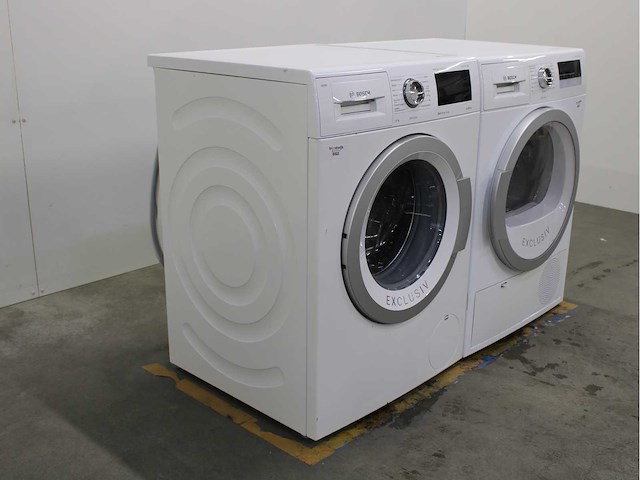 Bosch serie|6 i-dos ecosilence drive exclusiv wasmachine & bosch serie|4 exclusiv wasdroger - afbeelding 4 van  8
