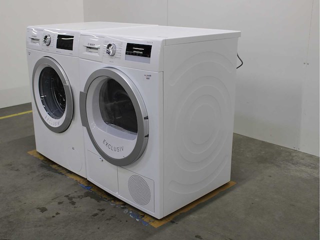 Bosch serie|6 i-dos ecosilence drive exclusiv wasmachine & bosch serie|4 exclusiv wasdroger - afbeelding 7 van  8
