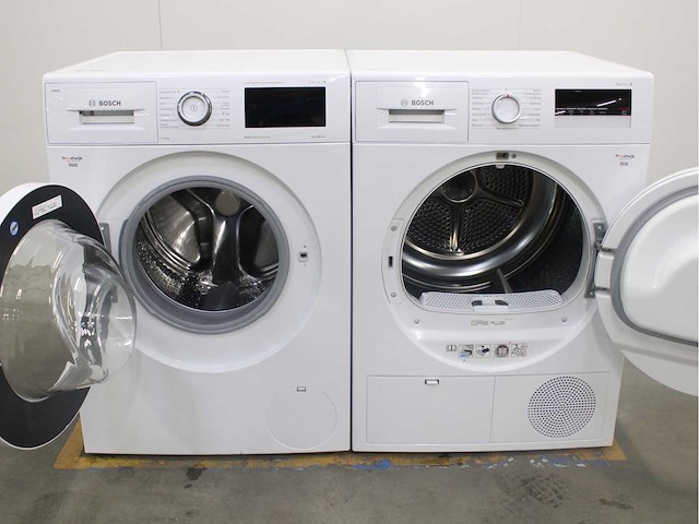Bosch serie|6 i-dos ecosilence drive wasmachine & bosch serie|4 wasdroger - afbeelding 2 van  8