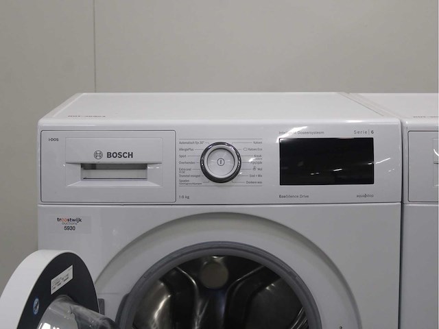 Bosch serie|6 i-dos ecosilence drive wasmachine & bosch serie|4 wasdroger - afbeelding 3 van  8