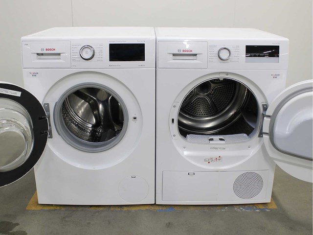 Bosch serie|6 i-dos ecosilence drive wasmachine & bosch serie|4 wasdroger - afbeelding 2 van  8