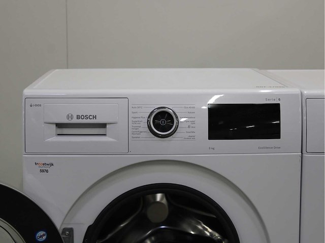 Bosch serie|6 i-dos ecosilence drive wasmachine & bosch serie|6 selfcleaning condenser wasdroger - afbeelding 3 van  8